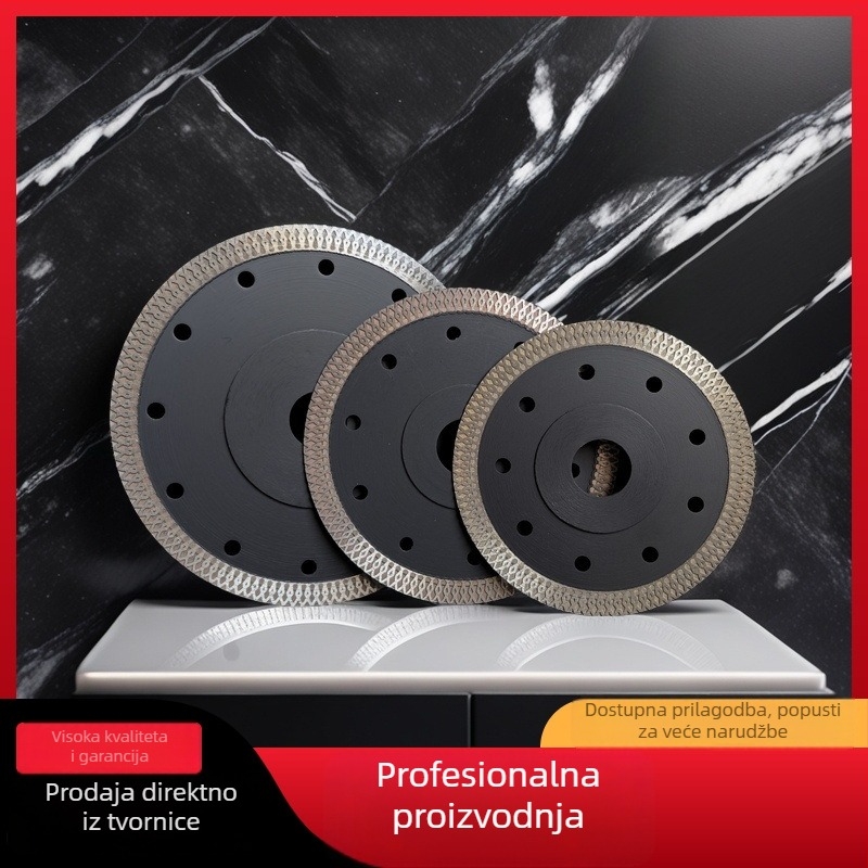 Diamantski disk za rezanje, toplo-stisnuti sinterirani, mrežasti valjak, za pločice, mramor i granit, porijeklo Danyang, obrada kamena