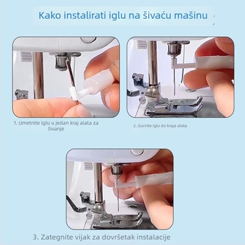 Needle Threader – Dvostrani dizajn za šivaći stroj, brzi DIY alat za uvlačenje niti od Xing wei qiang