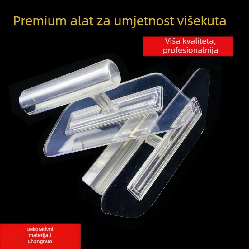 Poligonalni scraper alat za teksturiranje boje, proziran završetak, kamen-textura Yajing stone, marka High class