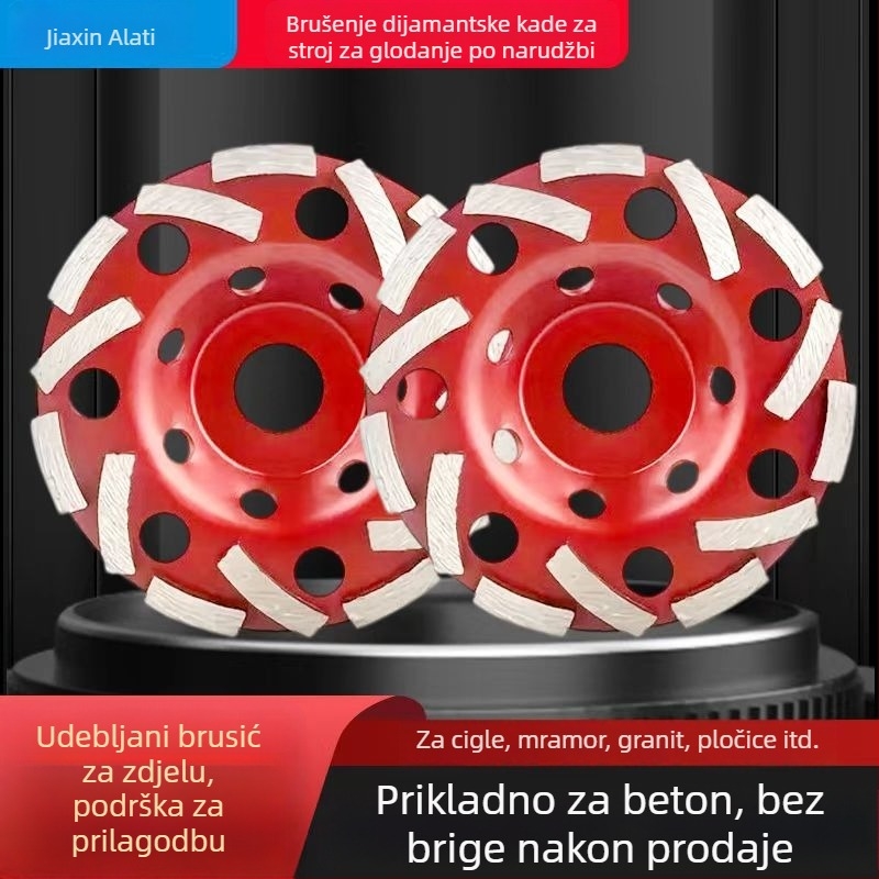 Dijamantni disk za brušenje kamena | Model 105-180 | Proizvodni proces: toplo pritiskanje i sinterovanje | Marka: King Kong jg