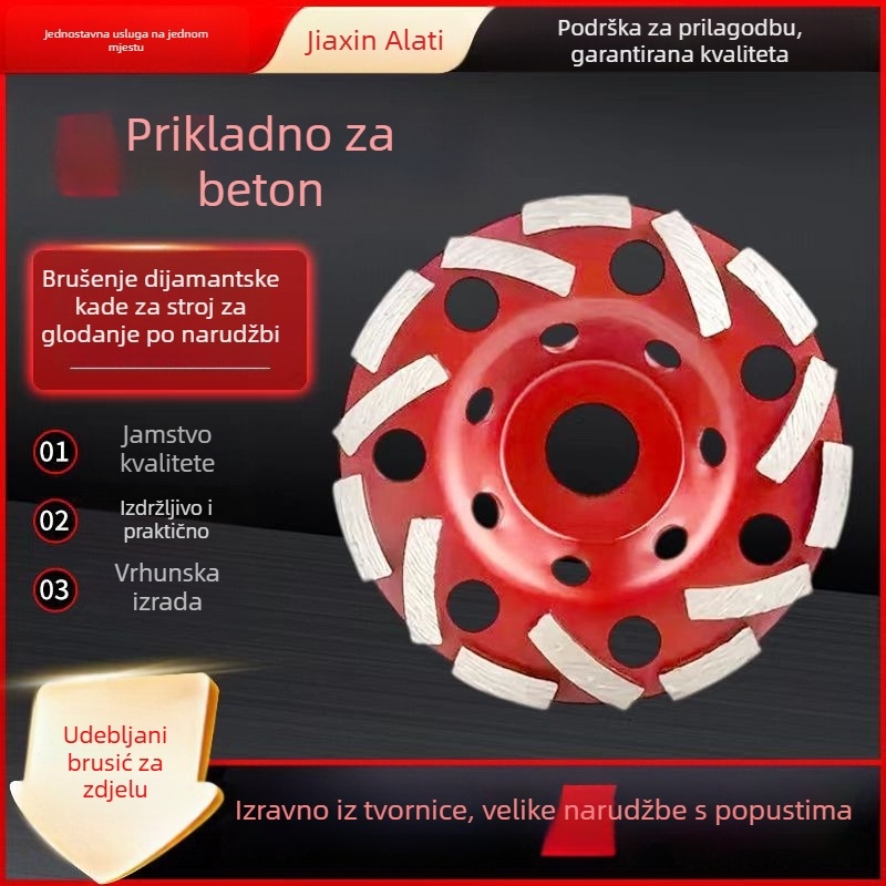 Dijamantni disk za brušenje kamena | Model 105-180 | Proizvodni proces: toplo pritiskanje i sinterovanje | Marka: King Kong jg