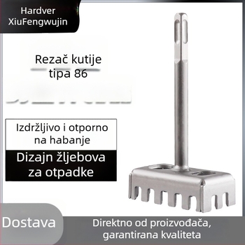 Alat za probijanje četvrtastih rupa u 86-tip električnoj kutiji s četvrtastom ručkom — Marka: Fuxin