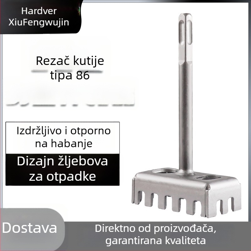 Alat za probijanje četvrtastih rupa u 86-tip električnoj kutiji s četvrtastom ručkom — Marka: Fuxin