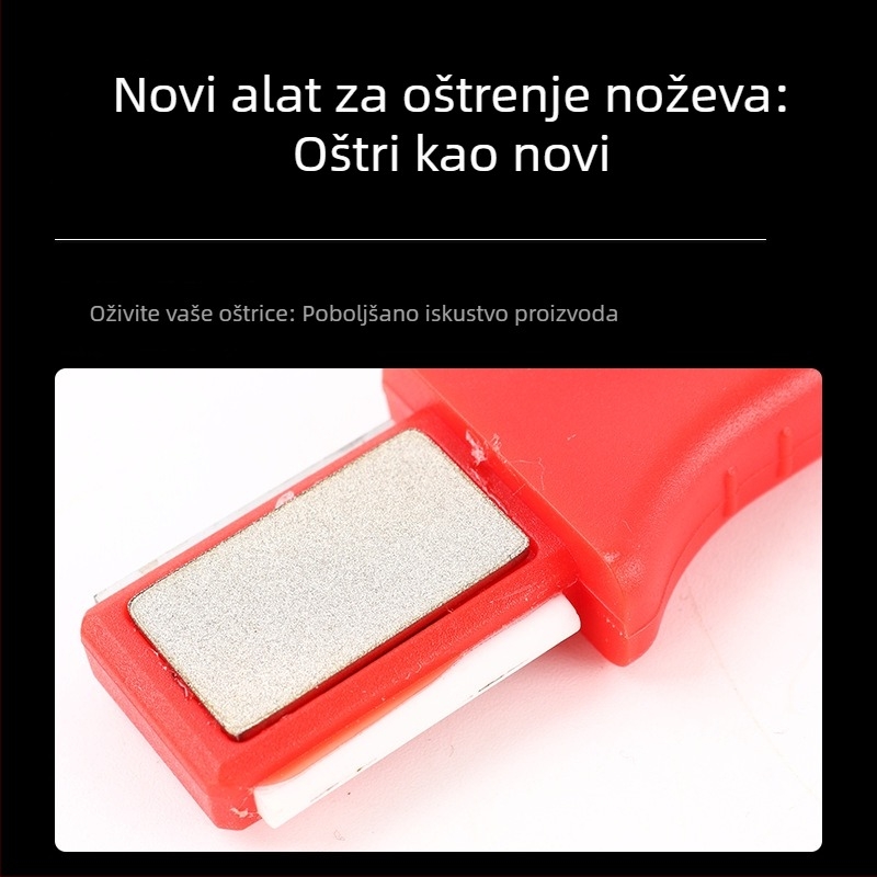 Kućni alat za oštrenje – pilnik od volframovog čelika, višenamjenski oštrač za kuhinjske nože, dijamantni kamen s fiksnim kutom