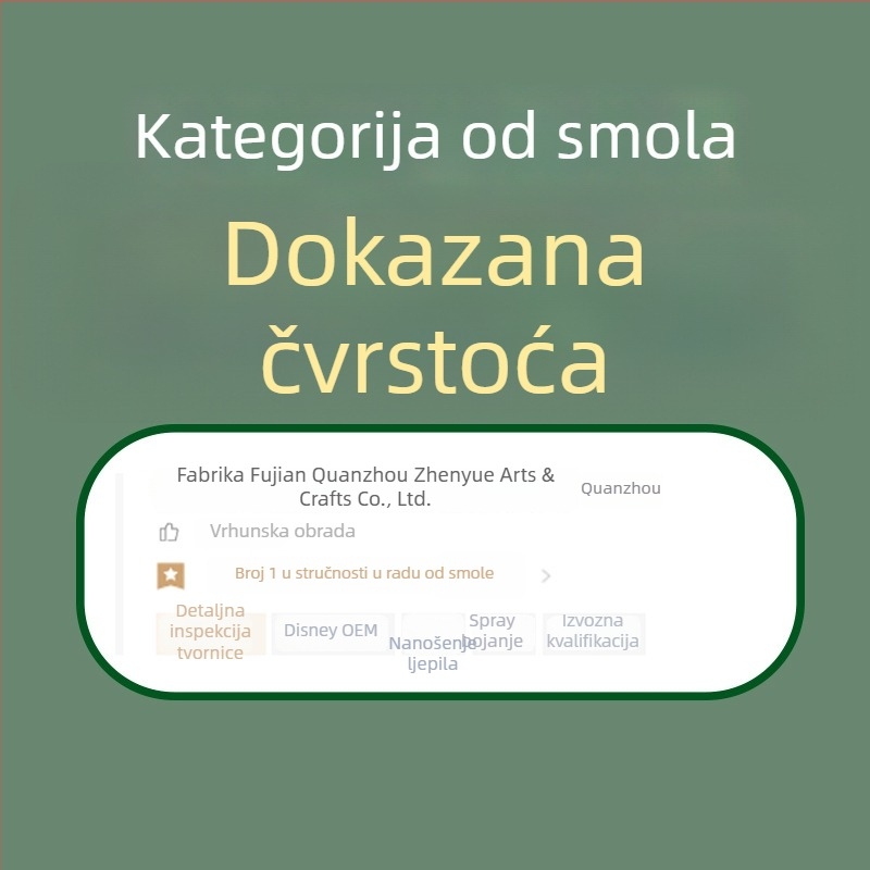 Smoleni ukras morska zvijezda – crtani stil (Materijal: sintetička smola; Oblik: životinja; Postup izrade: graviranje; Površina: obojano)