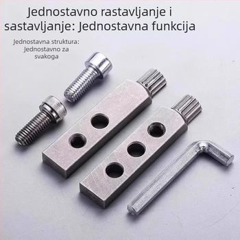 Ekstraktor navoja za kutni ventil i cijevi, alat visoke čvrstoće za uklanjanje polomljenih glava vijaka