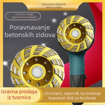 Dijamantni disk za brušenje čašastog oblika za beton (Marka: Strong; Model: Large clumping; Proces proizvodnje: Sintered; Pogodno za obradu betona)