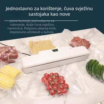 Mašina za vakuumsko zatvaranje hrane – kućni uređaj za očuvanje svježine i brtvljenje plastike