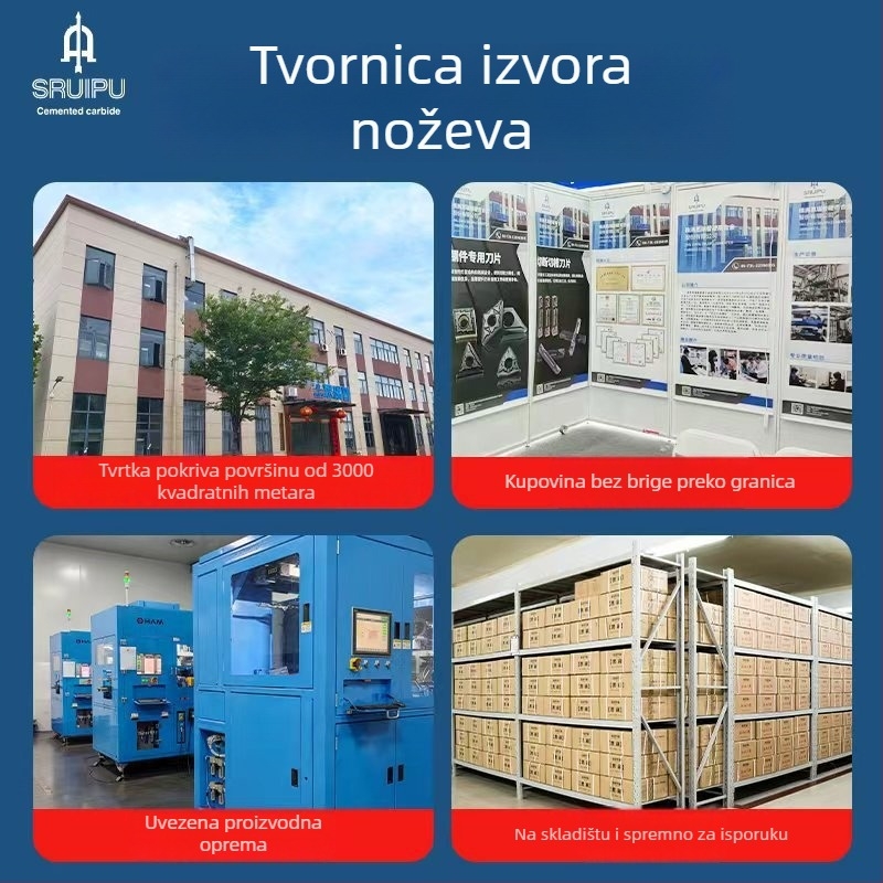Sruipu SDMT freza s oblikom brodice 1205/1505, CNC alat otporan na habanje
