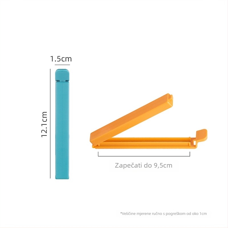 Magnetski klips za zatvaranje vrećica s hranom | otporan na vlagu | set od 5 komada, tisk logotipa, mogućnost prilagodbe