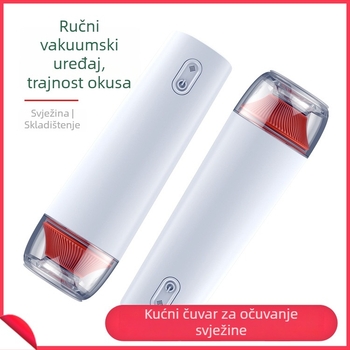 Ručni vakuumski zatvarač za hranu, model MD-F0301, 5V/1A, 2.5W, ABS kućište, litij‑ionska baterija 600 mAh, kapacitet ispod 500 ml