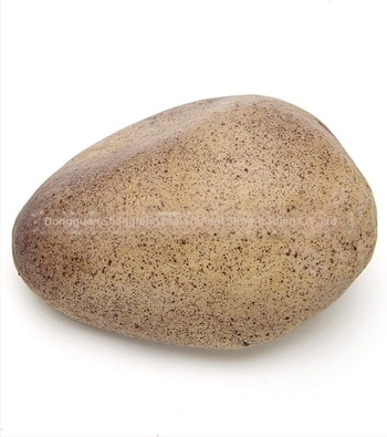 Geometrijska kutija za ključeva od smole, kamen-stilu, za vanjski vrt, skriveno skladištenje ključeva, modern dekorativni komad (Materijal: Smola; Kategorija: Geometrija; Stil: Moderna jednostavnost; Tip materijala: Plastika, Smola)