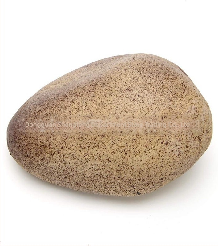 Geometrijska kutija za ključeva od smole, kamen-stilu, za vanjski vrt, skriveno skladištenje ključeva, modern dekorativni komad (Materijal: Smola; Kategorija: Geometrija; Stil: Moderna jednostavnost; Tip materijala: Plastika, Smola)