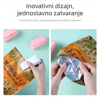 Prenosna spona za zatvaranje hrane FKJ-002, bar kod 6941788213067, lansiranje 2025., moderni minimalistički stil.