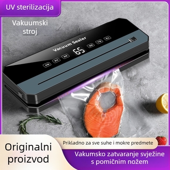 Stroj za vakuumsko zatvaranje s nožem, model B, ABS kućište; funkcije: vakuum i plastično zatvaranje; snaga 120W, napajanje 220V