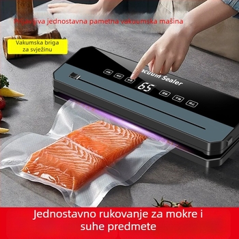 Stroj za vakuumsko zatvaranje s nožem, model B, ABS kućište; funkcije: vakuum i plastično zatvaranje; snaga 120W, napajanje 220V