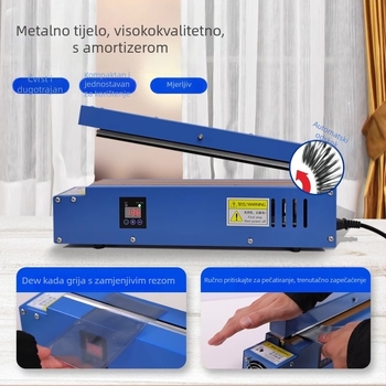 Ručni stroj za zatvaranje vrećica za čaj i aluminijske folije vrećice, za kućnu upotrebu