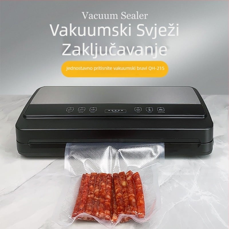 Mašina za vakuumsko pakiranje hrane, model Qh-215; 110W; 100-240V; ABS kućište; ispod 500 ml