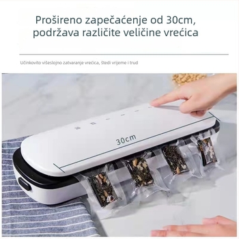Prijenosna kućna vakuumska mašina za pakiranje, vakuumska ekstrakcija, 150W, 110-220V, kapacitet ispod 500 mL