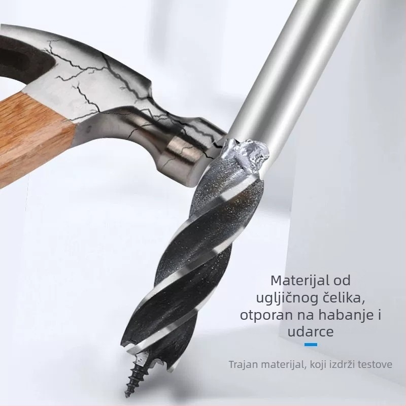 Jingfan ručna bušilica za drvo – ručno bušenje, drvoobradni alat, starinski dizajn