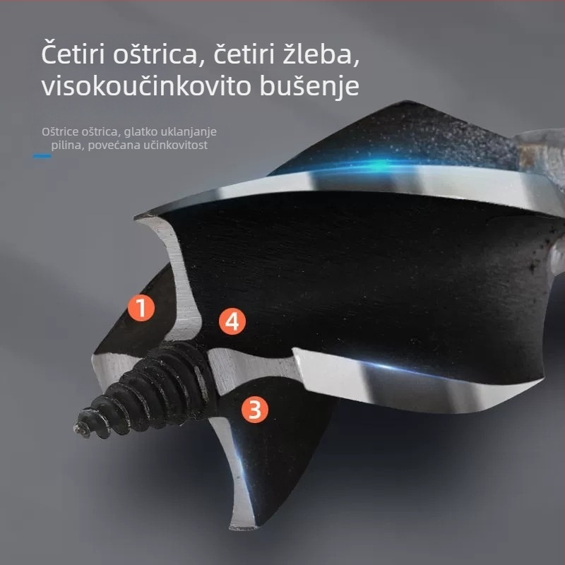 Jingfan ručna bušilica za drvo – ručno bušenje, drvoobradni alat, starinski dizajn