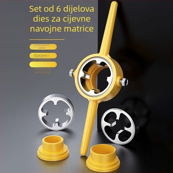 Mekla 6-dijelni set za navijanje PPR cijevi - plastični alat za navijanje cijevi