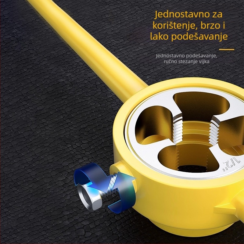 Mekla 6-dijelni set za navijanje PPR cijevi - plastični alat za navijanje cijevi