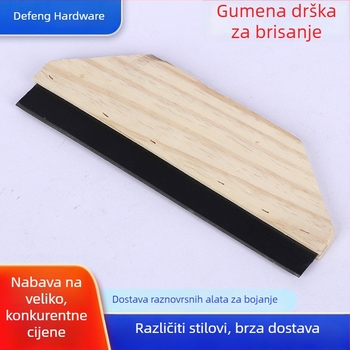 Defeng alati ploski nož za žbukanje s gumom oštricom, model Flat knife, za arhitektonsku dekoraciju, svakodnevnu kućnu dekoraciju i pečenje deserata