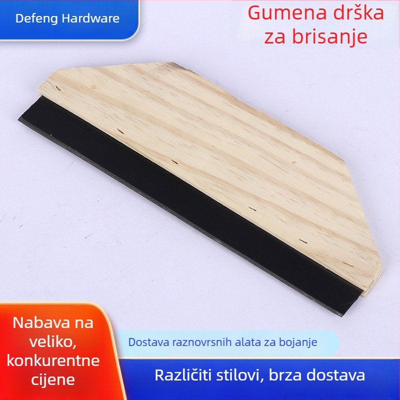 Defeng alati ploski nož za žbukanje s gumom oštricom, model Flat knife, za arhitektonsku dekoraciju, svakodnevnu kućnu dekoraciju i pečenje deserata
