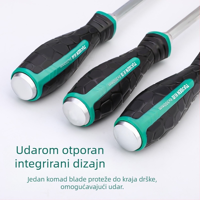 Topson odvijači s križnom i ravnom glavom, magnetski, od karbonskog čelika, s kapsuliranim držakom