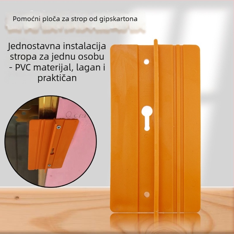 Alat za učvršćivanje stropa od gipsane ploče — pomoćna ploča za uštedu rada (Splint)