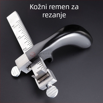 Rezač kožnih traka s aluminijskom ručkom — DIY alat za kožne radove