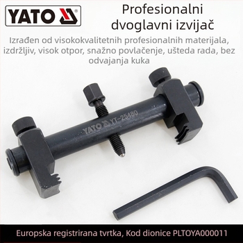 Yato Dvostruki vučač za kolut i ležaje, kovani dvostruki odvajač
