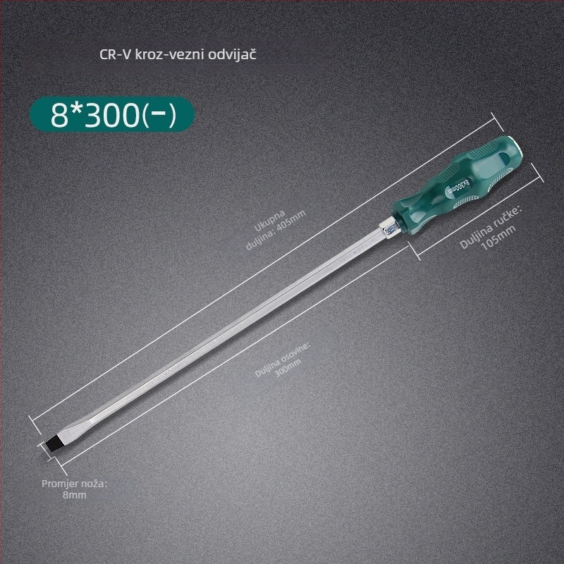 Set odvijača s magnetom i izolacijom, Cr-Mo čelik, 0,2 kg, uključuje Phillips, plosnati i Torx