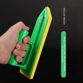 Nož za brtvljenje s spužvom za pritiskanje; baza od nikl-krom ligature; model: Caulking sponge push knife; funkcija: pritiskanje; namjena: fuge pločica