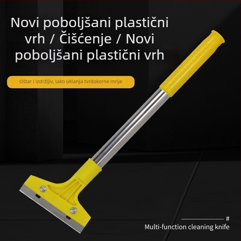 Višenamjenski škraber nož s plastičnom glavom — Ying Hui, serija YG; oštrica od čelika 45#; držač od plastike; za čišćenje podova
