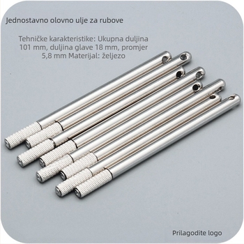 Edge oil pen za kožu DIY, metalni alat za tretman rubova uljem, 10 komada u paketu, 100 komada u kutiji