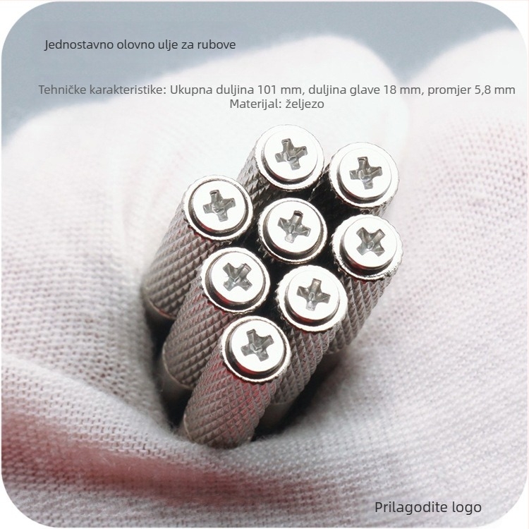 Edge oil pen za kožu DIY, metalni alat za tretman rubova uljem, 10 komada u paketu, 100 komada u kutiji