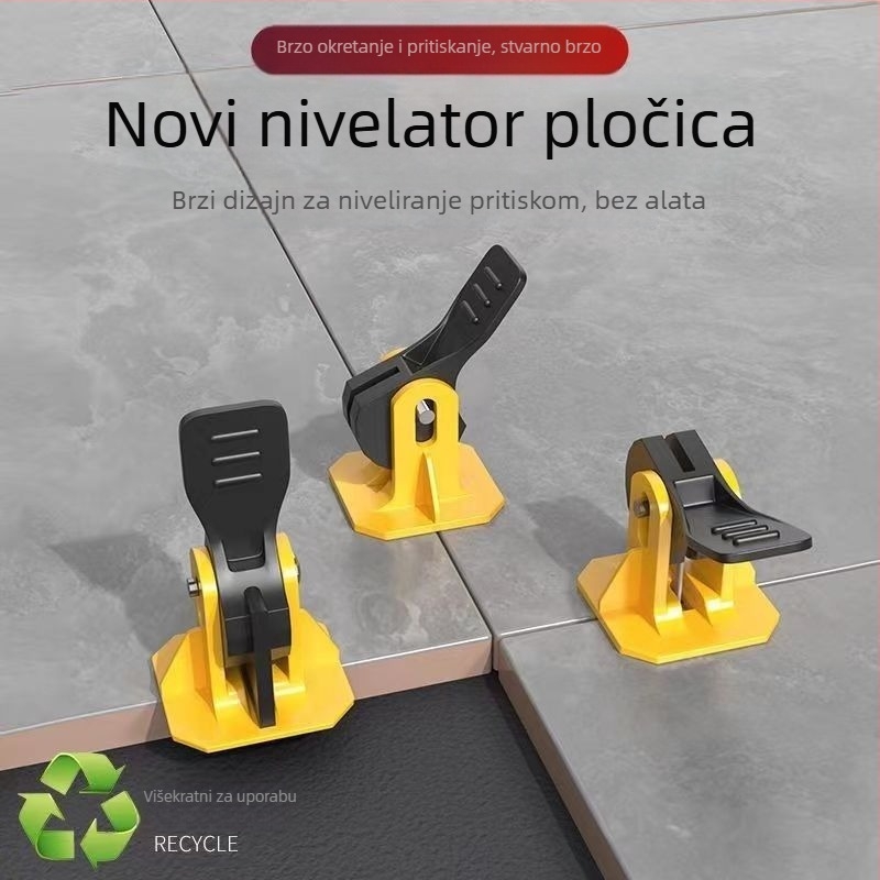 Klip za niveliranje pločica za zid – alat za postavljanje i pozicioniranje