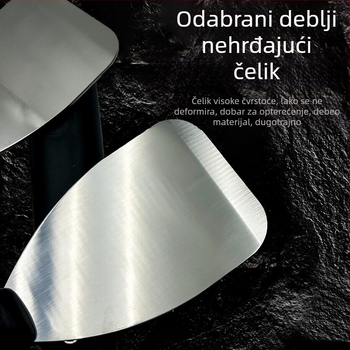 Špahtla za mort i strugač s produženim držačem, oštar nož za žbukanje, gletanje, bojanje i struganje cementnih pločica