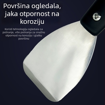 Špahtla za mort i strugač s produženim držačem, oštar nož za žbukanje, gletanje, bojanje i struganje cementnih pločica