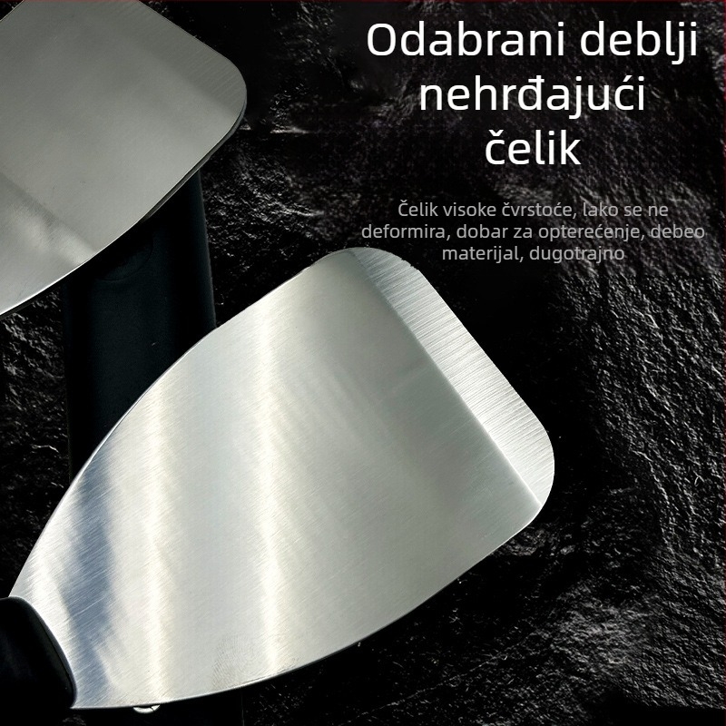 Špahtla za mort i strugač s produženim držačem, oštar nož za žbukanje, gletanje, bojanje i struganje cementnih pločica