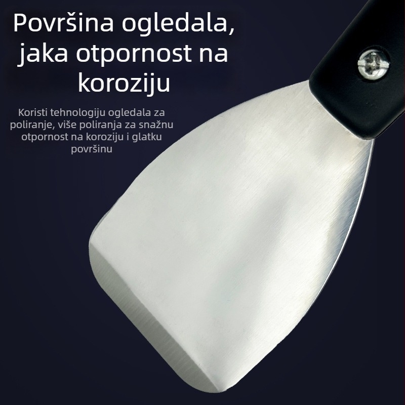 Špahtla za mort i strugač s produženim držačem, oštar nož za žbukanje, gletanje, bojanje i struganje cementnih pločica