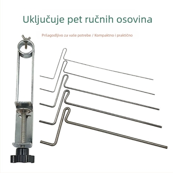 Ručni vodič za navijanje s 5-osi navijanjem za metalnu špulicu – DIY alat za navijanje žica za nakit