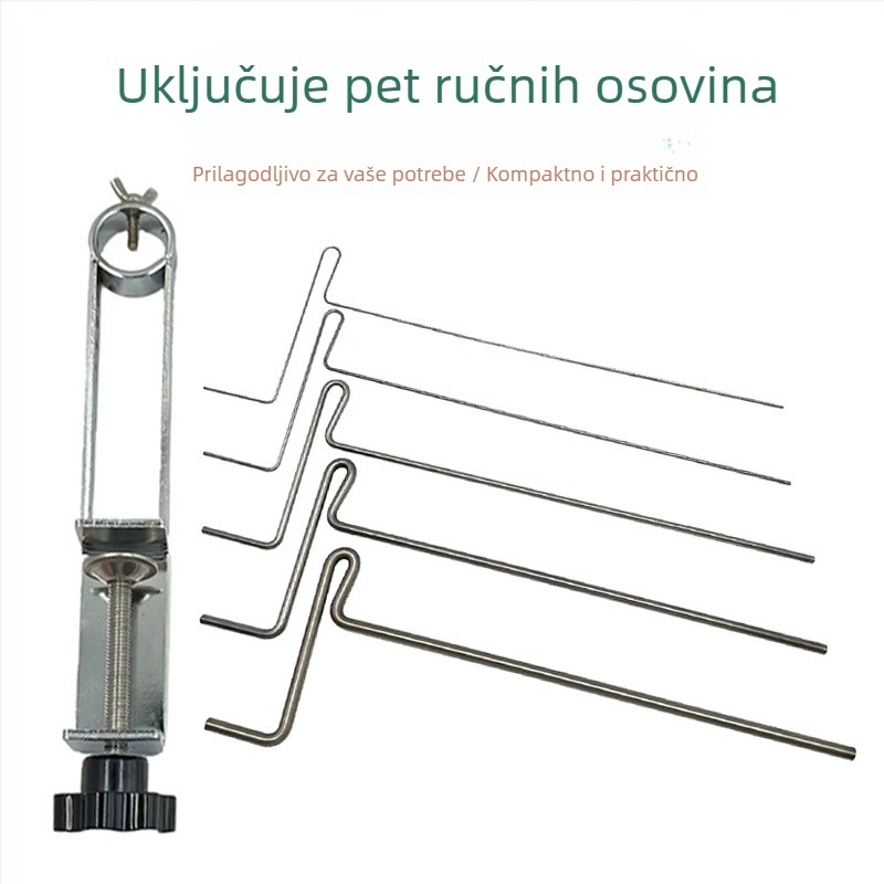 Ručni vodič za navijanje s 5-osi navijanjem za metalnu špulicu – DIY alat za navijanje žica za nakit