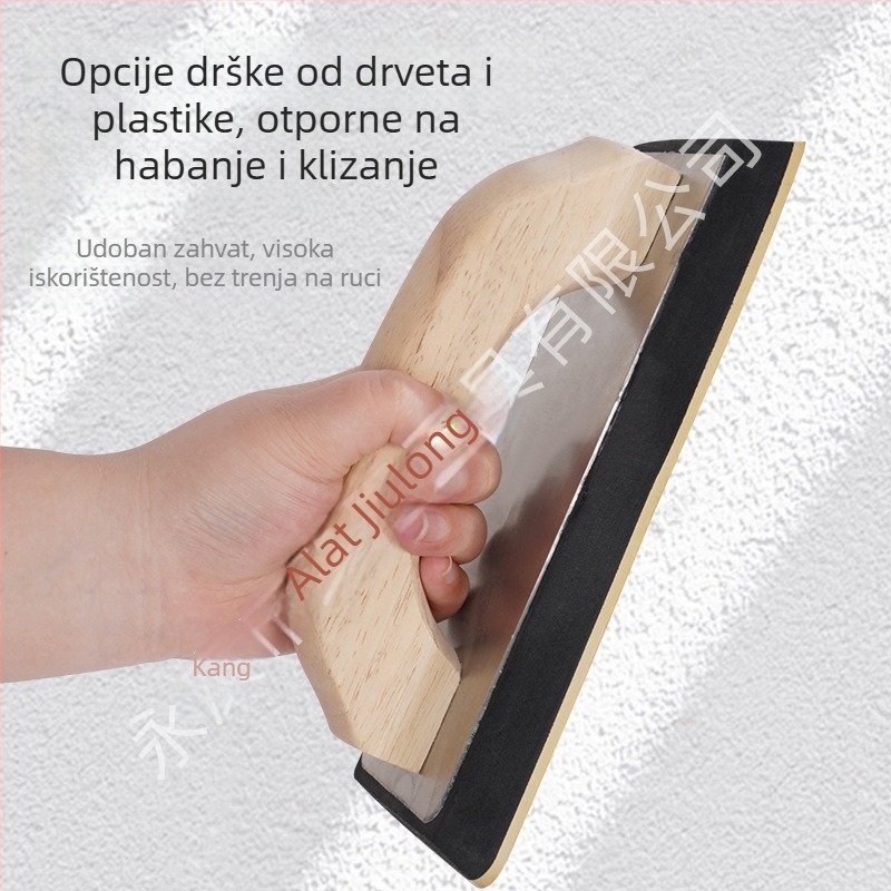 Jiulong Mud Board Epoxy Colored Sand Caulking Scraper, Rubber Tile Caulking Trowel for Leveling