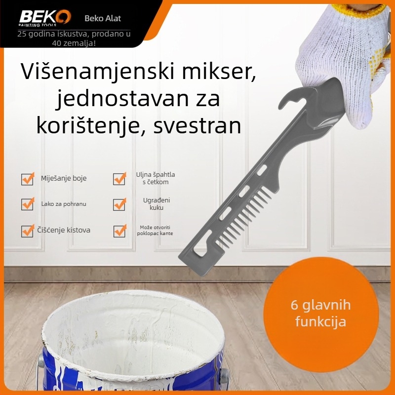 Višefunkcijski plastični miješalac – štapić za miješanje za latex i vodene boje