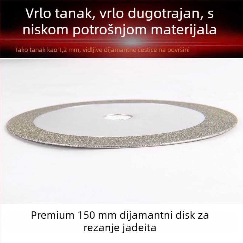 Diamantski rezni disk s elektroplatiniranim dijamantom za keramiku i kamen
