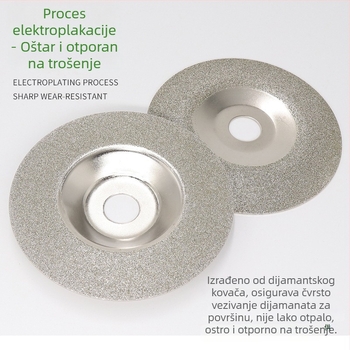 Dijamantni disk s elektroprevlakom za rezanje stakla i brušenje keramičkih pločica — Guest quality