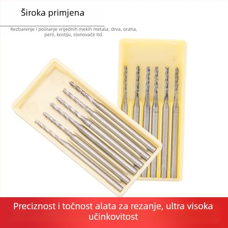 Električna visoko brzinska gravirajuća freza od wolfram čelika za mikro drvorezbu